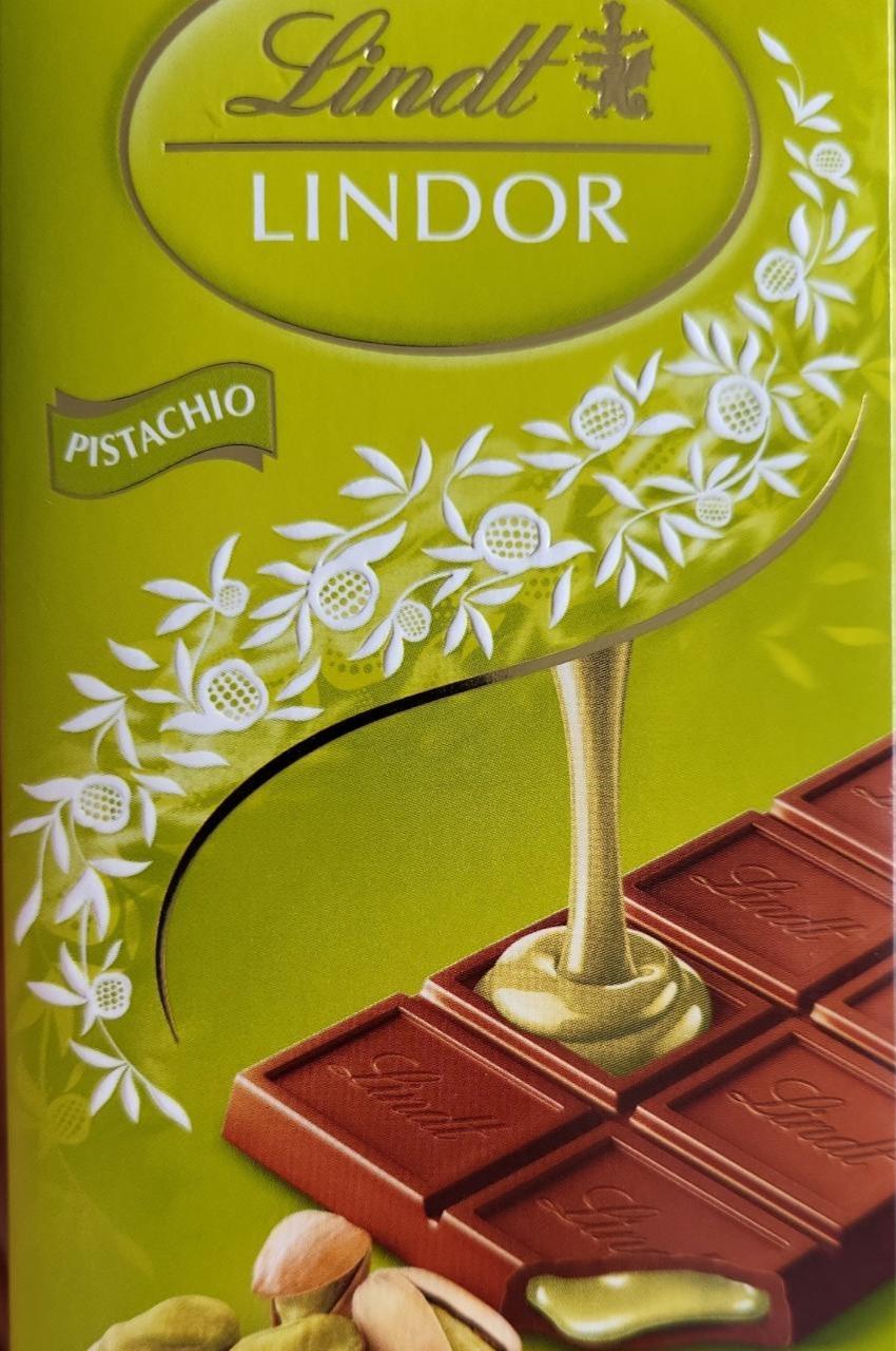Фото - Шоколад молочний з фісташковою начинкою Lindt Lindor