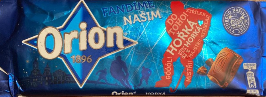 Фото - Hořká čokoláda 52% Orion