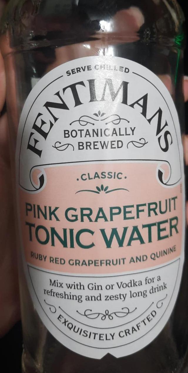 Фото - Pink Grapefruit Tonic Water classic Fentimans