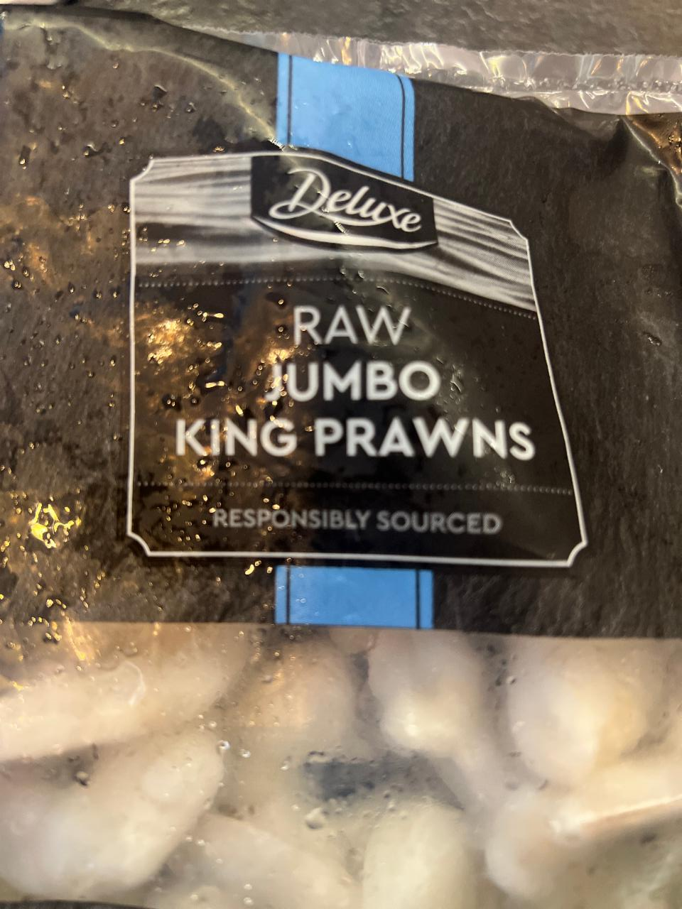 Фото - Креветки заморожені Raw Jumbo King Prawns Deluxe