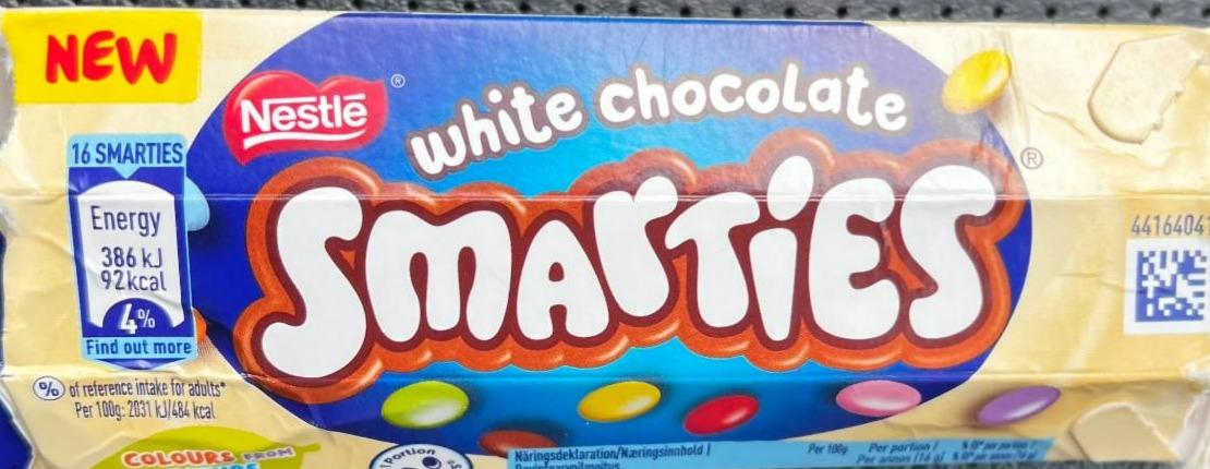 Фото - Smarties White chocolate Nestlé