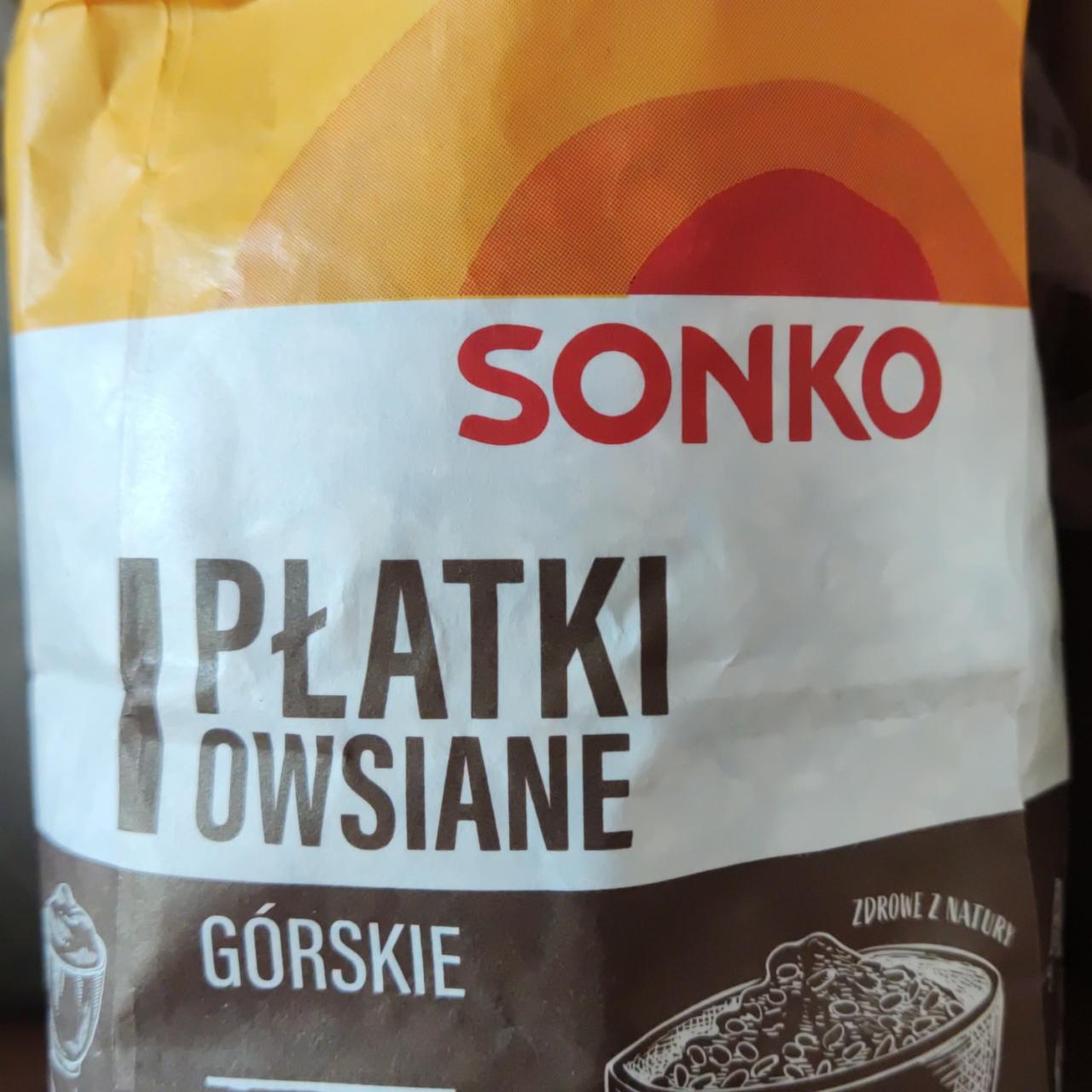 Фото - Пластівці вівсяні Płatki Owsiane Gorskie Sonko