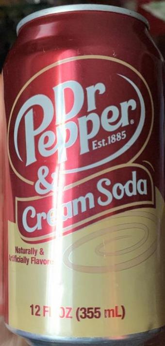 Фото - Dr Pepper & Cream Soda Zero Sugar Dr Pepper