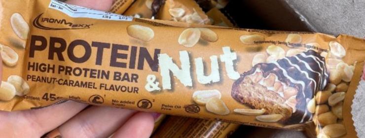 Фото - Protein & Nut peanut caramel flavour IronMaxx