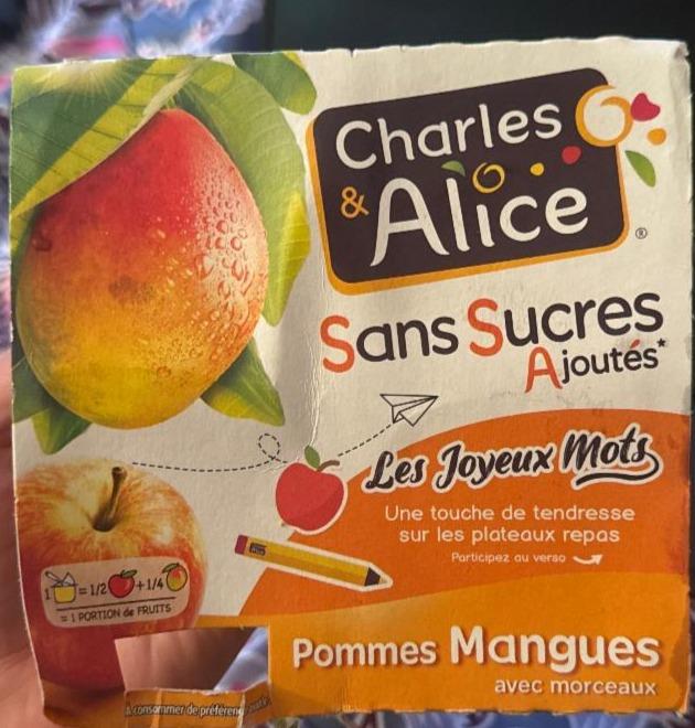Фото - Pommes Mangues avec morceaux Charles & Alice