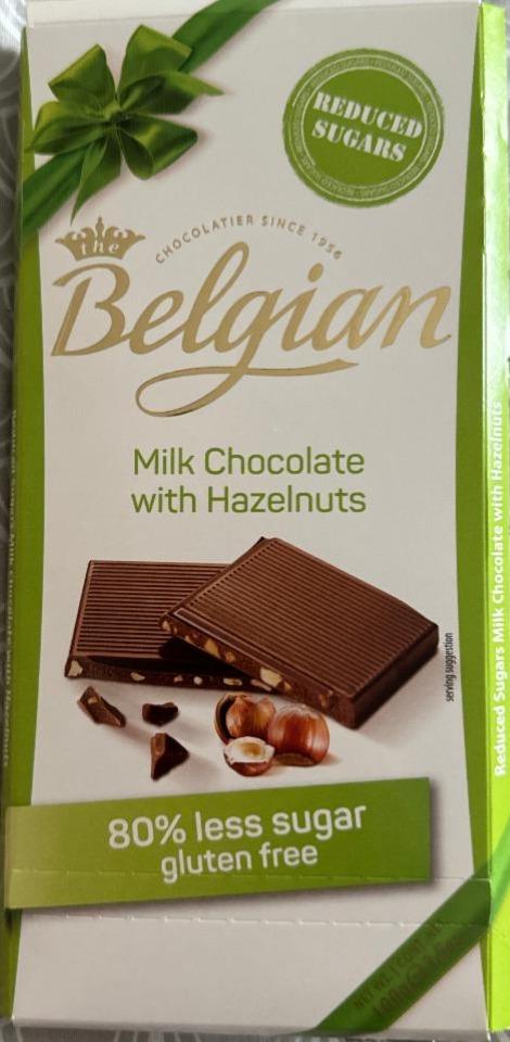 Фото - Milk Chocolate with Sweetener and Hazelnuts The Belgian