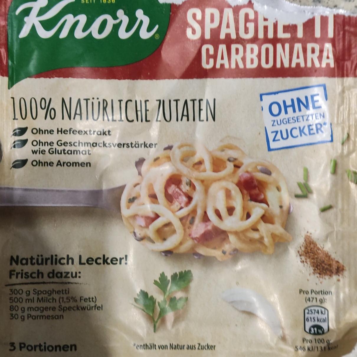 Фото - Соус для спагеті Spaghetti Carbonara Knorr
