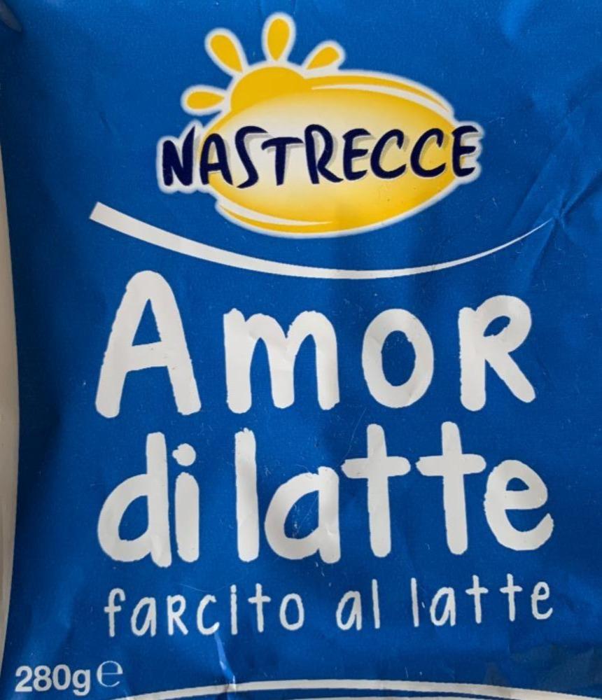 Фото - Печиво Amor di Latte з молочною начинкою Nastřecce Lidl