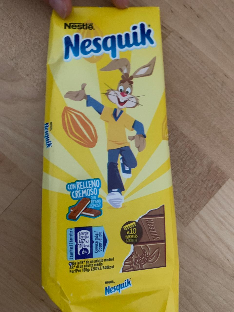 Фото - Шоколад молочний Milk Chocolate Nesquik Nestle