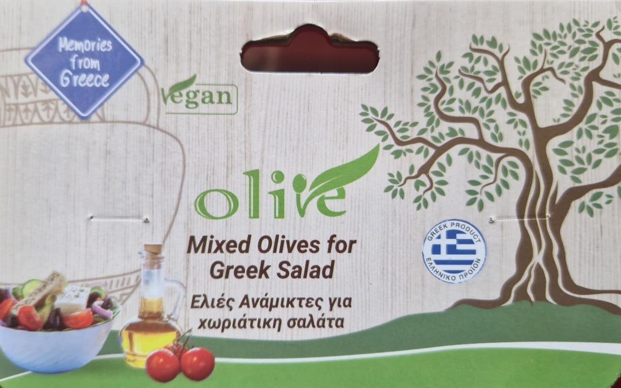 Фото - Суміш оливок для грецького салату Olive Vegan