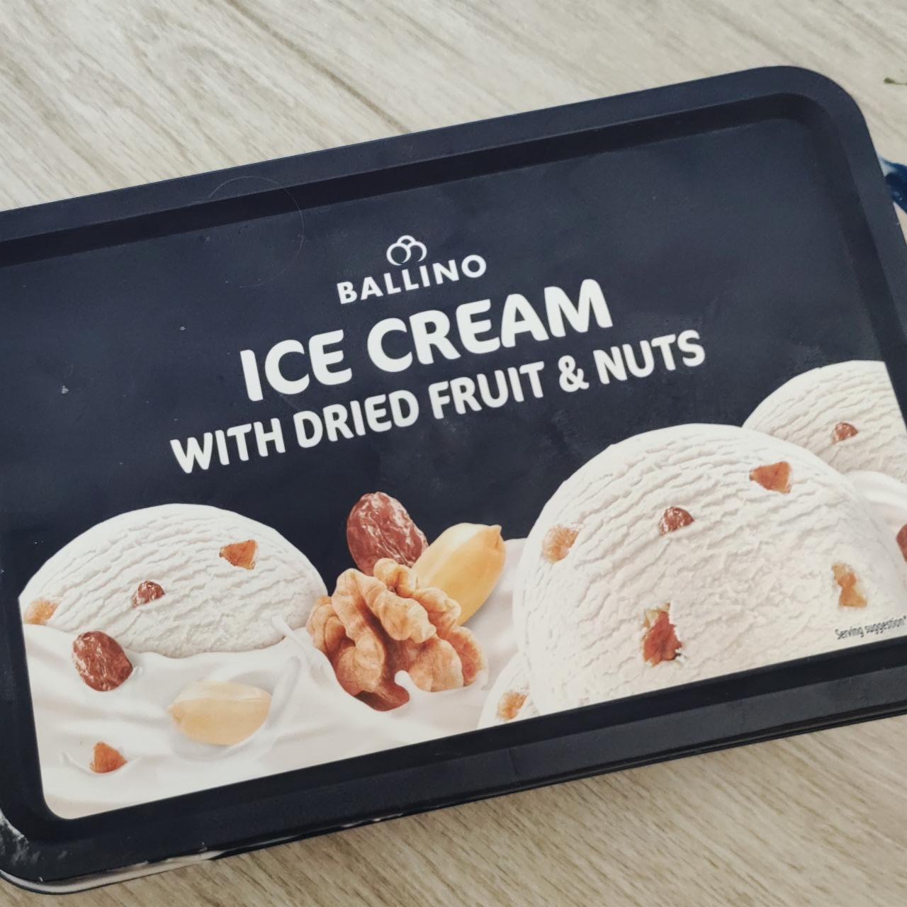 Фото - Морозиво з сухофруктами і горіхами Ice Cream with Dried Fruit & Nuts Ballino