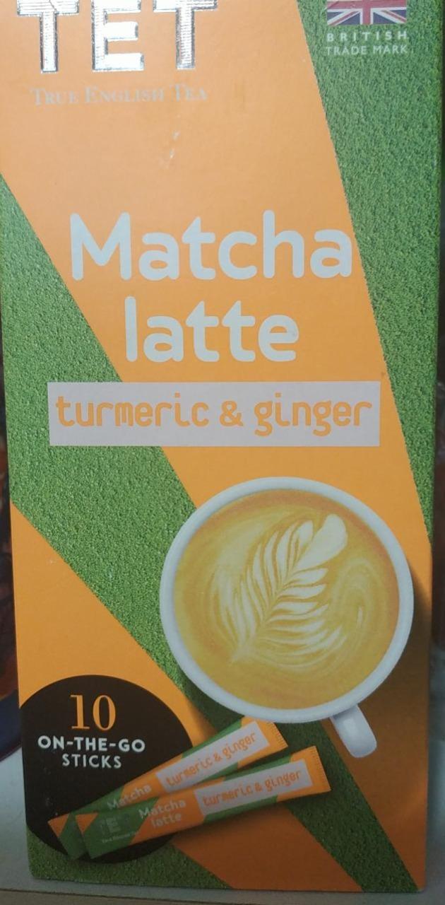 Фото - Напій на основі зеленого чаю Matcha Latte tumeric and ginger імбир-куркума ТЕТ