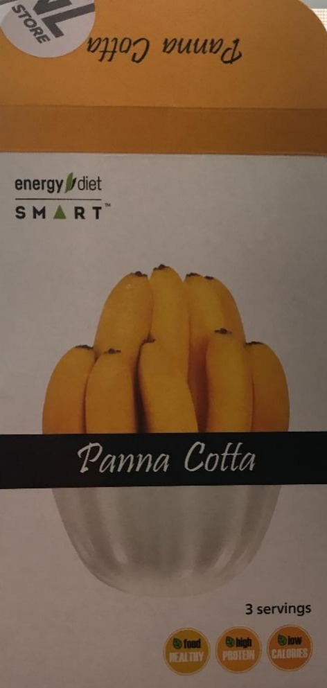 Фото - Суміш для приготування десерту Панна Котта зі смаком Банан Panna Cota