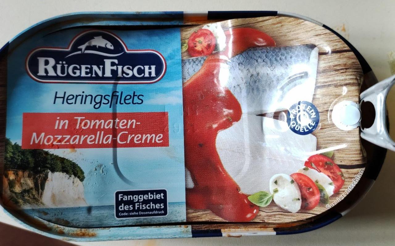 Фото - Heringsfilets in tomaten Mozzarella Creme Rugen Fish