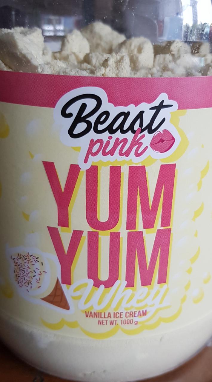 Фото - Протеїн зі смаком ванільного морозива Yum Yum Vanilla Ice Cream Beast Pink
