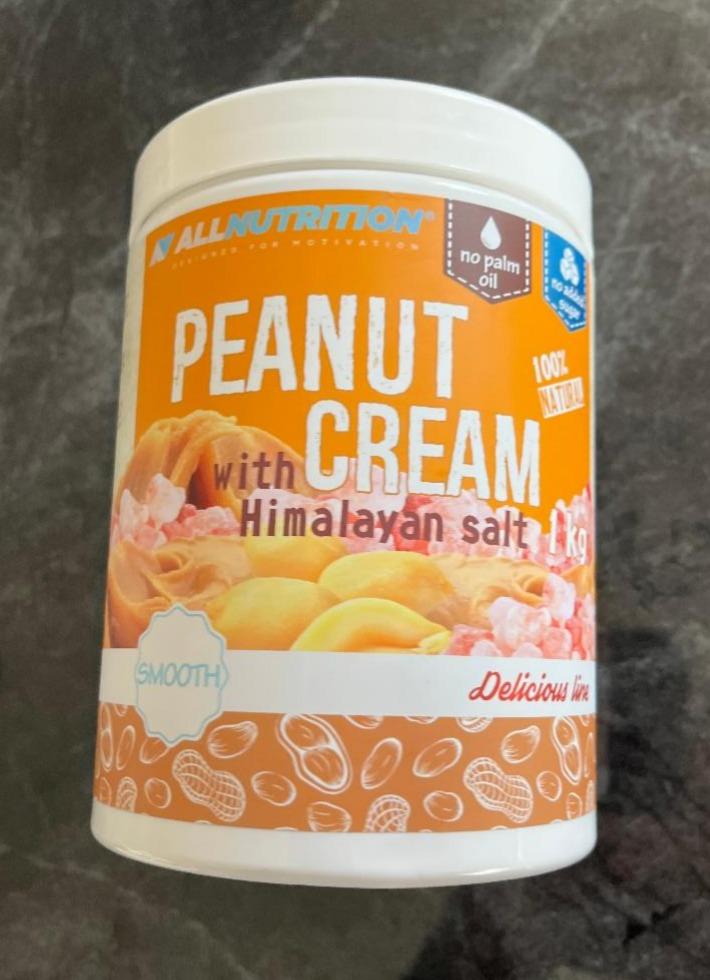 Фото - Арахісова паста з гімалайською сіллю Peanut Cream AllNutrition