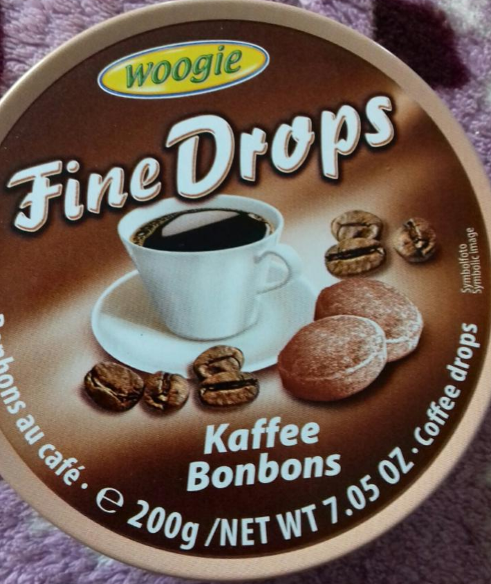 Фото - льодяники Fine Drops coffe drops Woogie