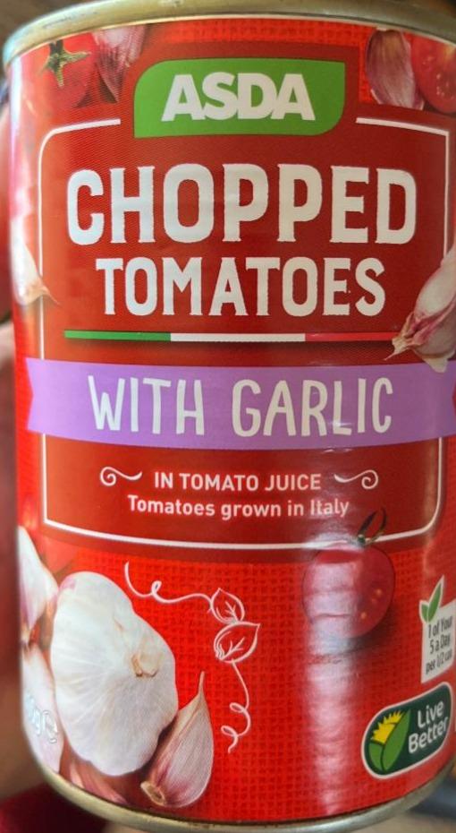 Фото - Помідори нарізані з часником Chopped Tomatoes with Garlic Asda