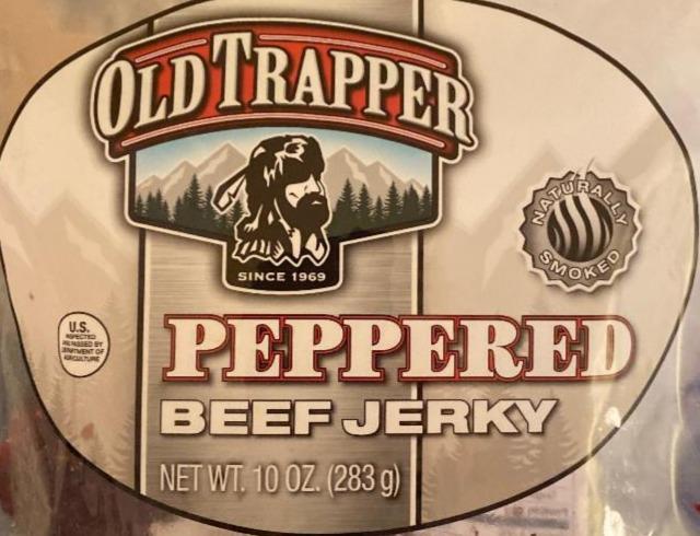Фото - Naturally Smoked Beef Jerky Peppered Old Trapper