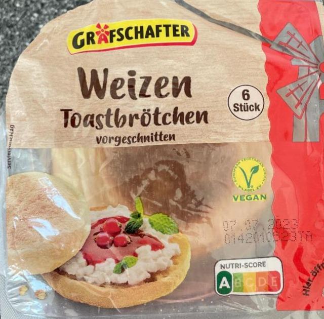 Фото - Тостові булочки Weizen Toastbrötchen Grafschafter