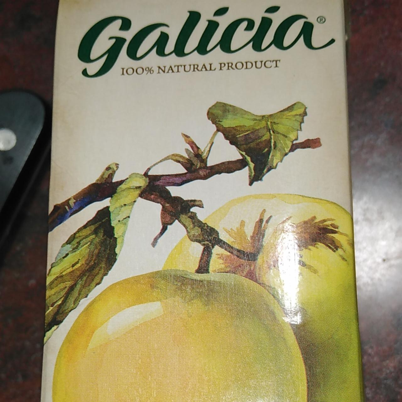 Фото - Сік неосвітлений пастеризований яблучний Галіція Galicia