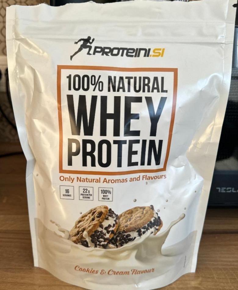 Фото - 100% natural whey protein Cookies&Cream Proteini.si