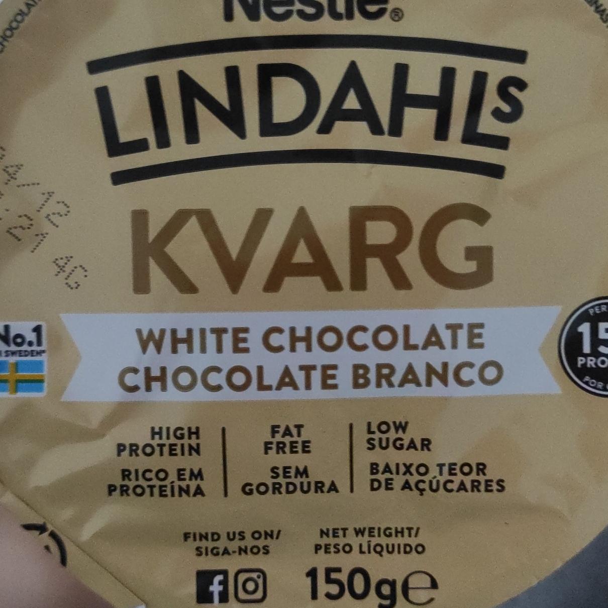 Фото - Білий шоколад Lindahl's Kvarg Nestlé
