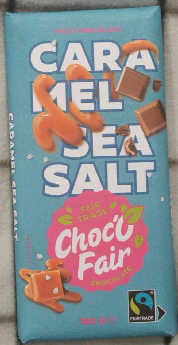 Фото - Молочний шоколад зі смаком карамелі та морської солі Choco Fair