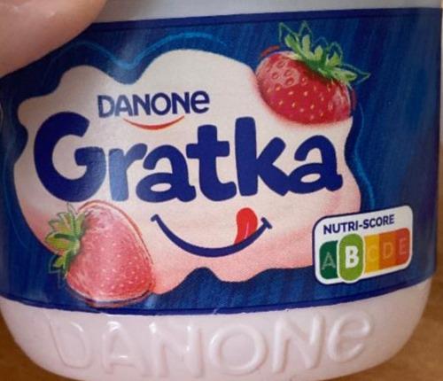 Фото - Йогурт 1% полуничний Gratka Danone Activia