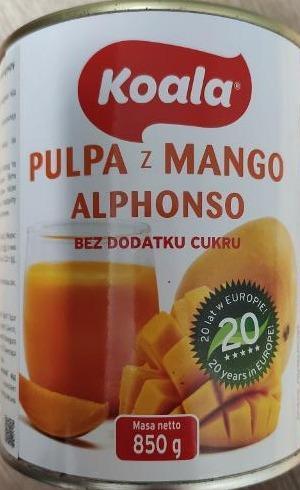 Фото - пюре манго Alphonso без додавання цукру Koala