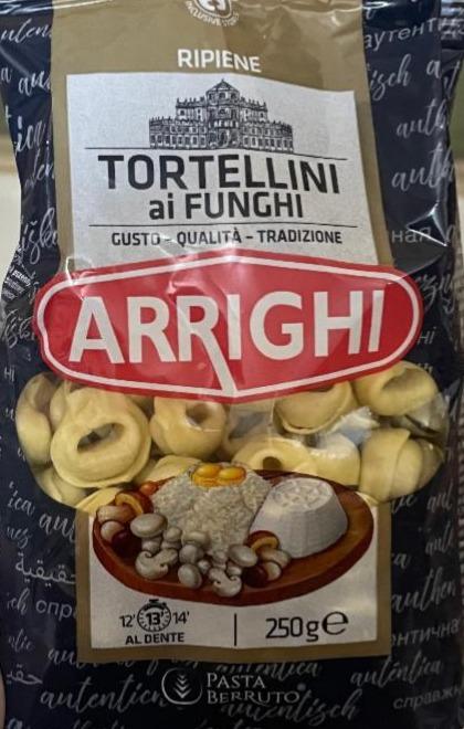 Фото - Тортелліні з твердих сортів пшениці з білими грибами Arrighi