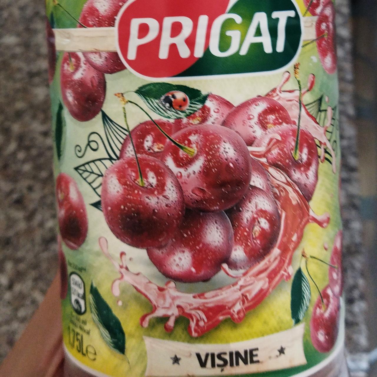 Фото - Напій безалкогольний негазований соковий Вишня-виноград Prigat