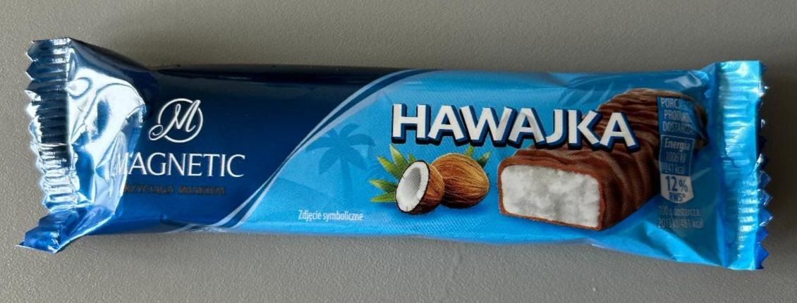 Фото - Батончик шоколадний з кокосовою начинкою Hawajka Magnetic