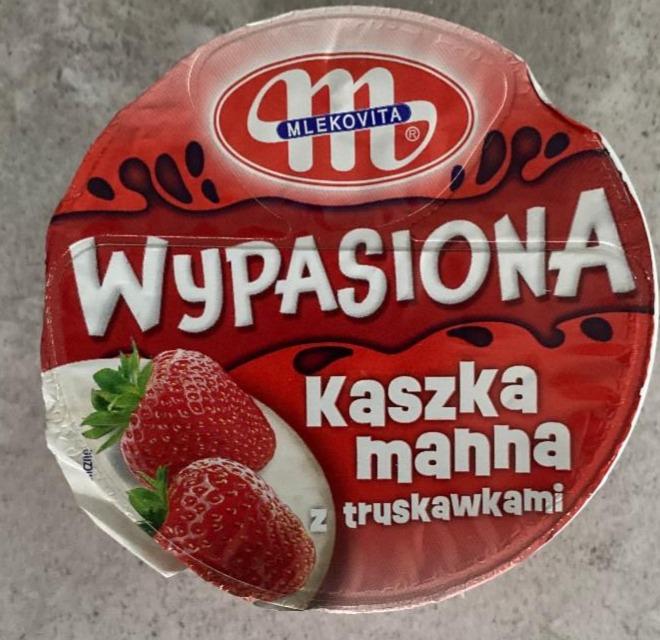 Фото - Wypasiona kaszka manna z truskawkami Mlekovita