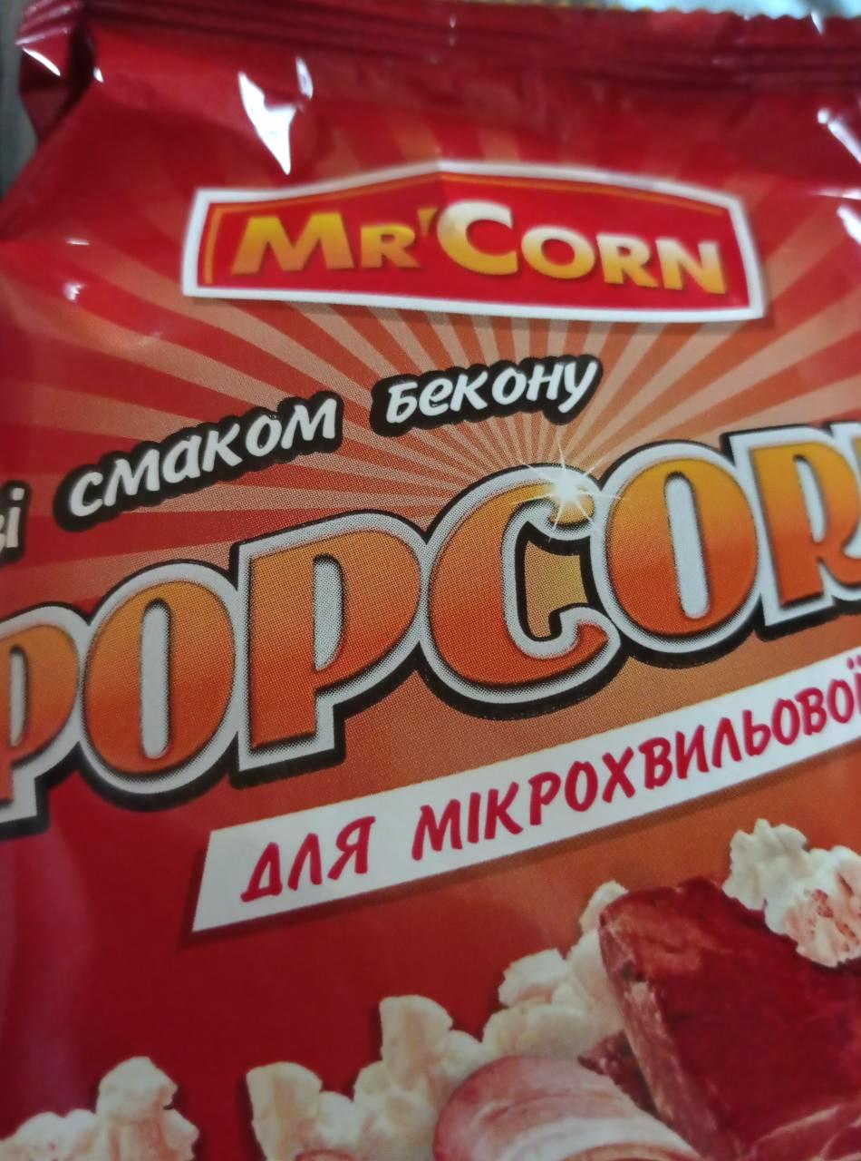 Фото - Попкорн зі смаком бекону Mr Corn