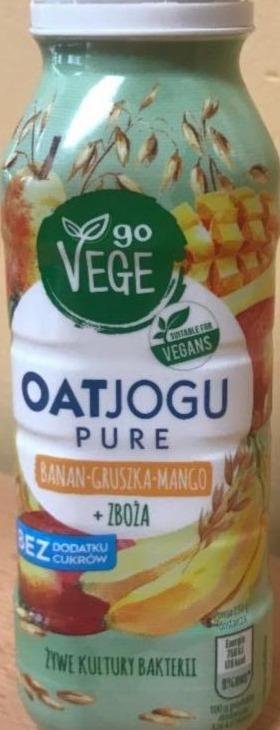 Фото - Йогурт Бананова груша манго + зерна (без додавання цукру) Go Vege
