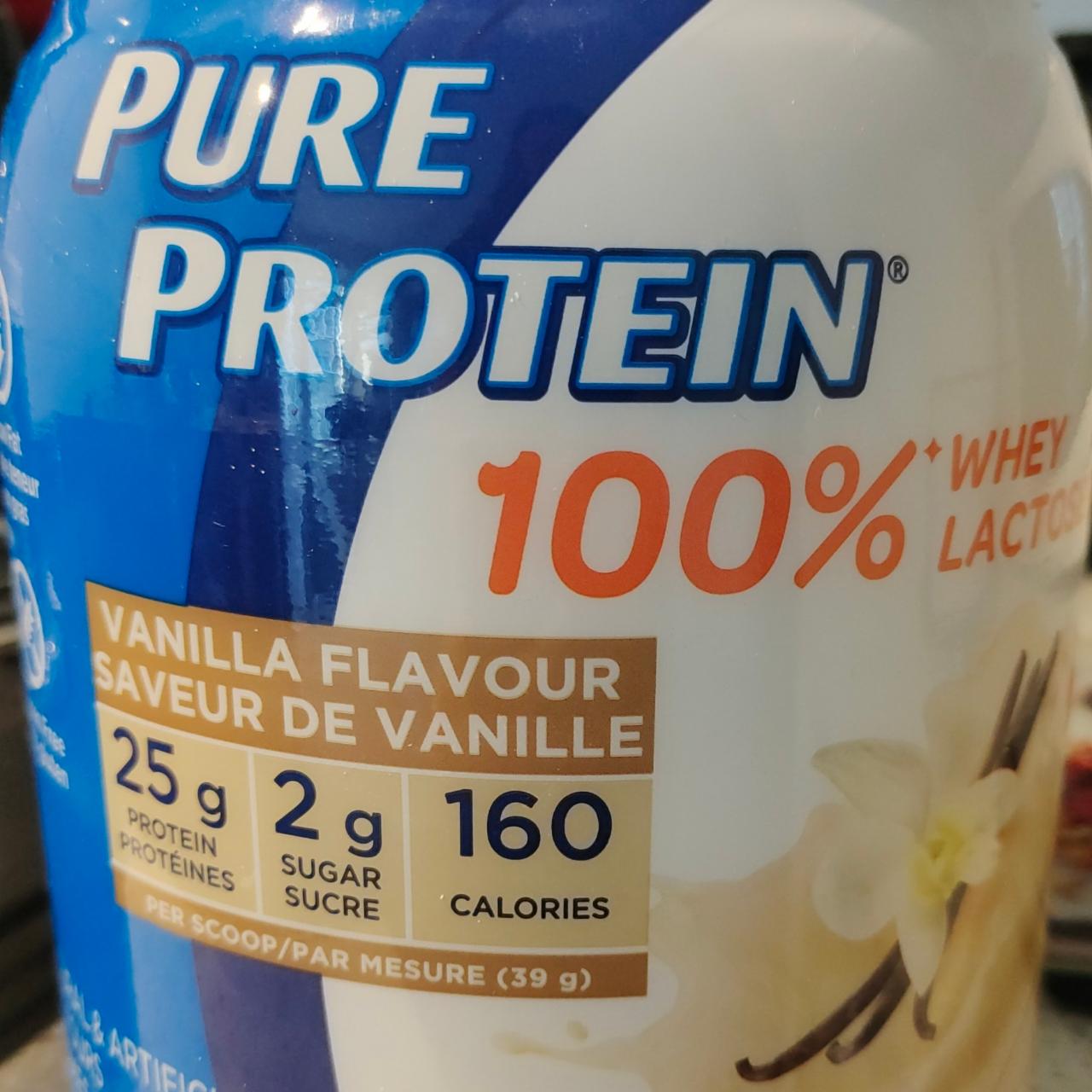 Фото - Протеїн 100% Whey Protein Powder Vanilla Pure Protein