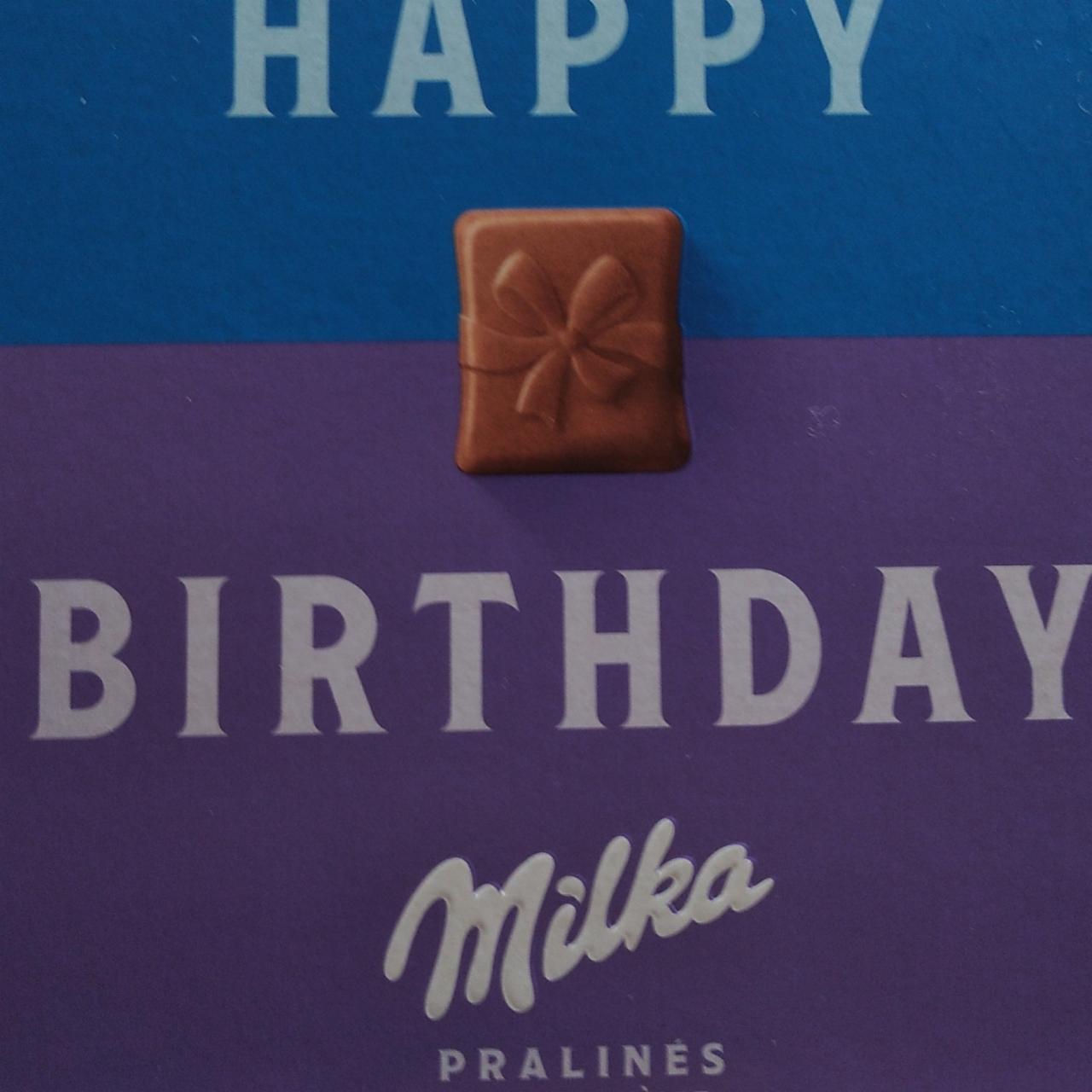 Фото - Happy Birthday Pralinés Milchcrème Milka