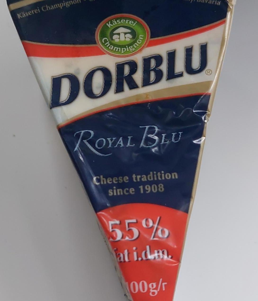 Фото - Сир напівтвердий з пліснявою Royal Blu Dorblu Kaserei Champignon