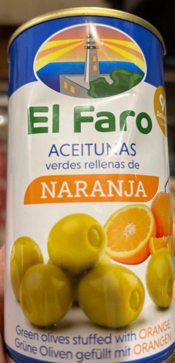 Фото - Оливки зелені фаршировані апельсином Naranja El Faro