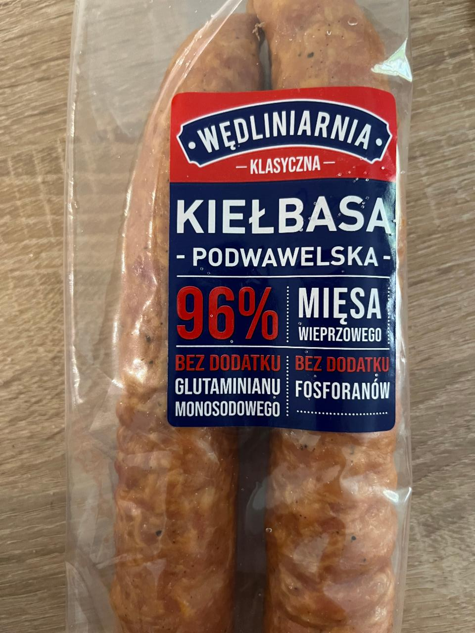 Фото - Kiełbasa podwawelska 96% miesa Wedliniarnia