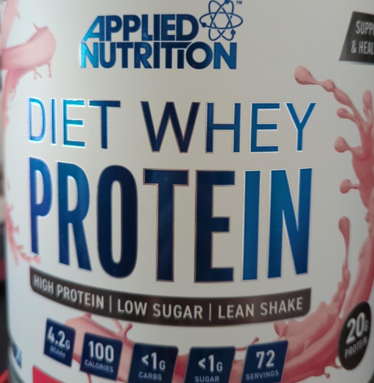 Фото - Diet whey protein strawberry milkshake Applied nutrition