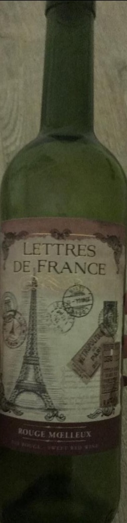 Фото - Вино 11.5% червоне напівсолодке Rouge Moelleux Lettres de France