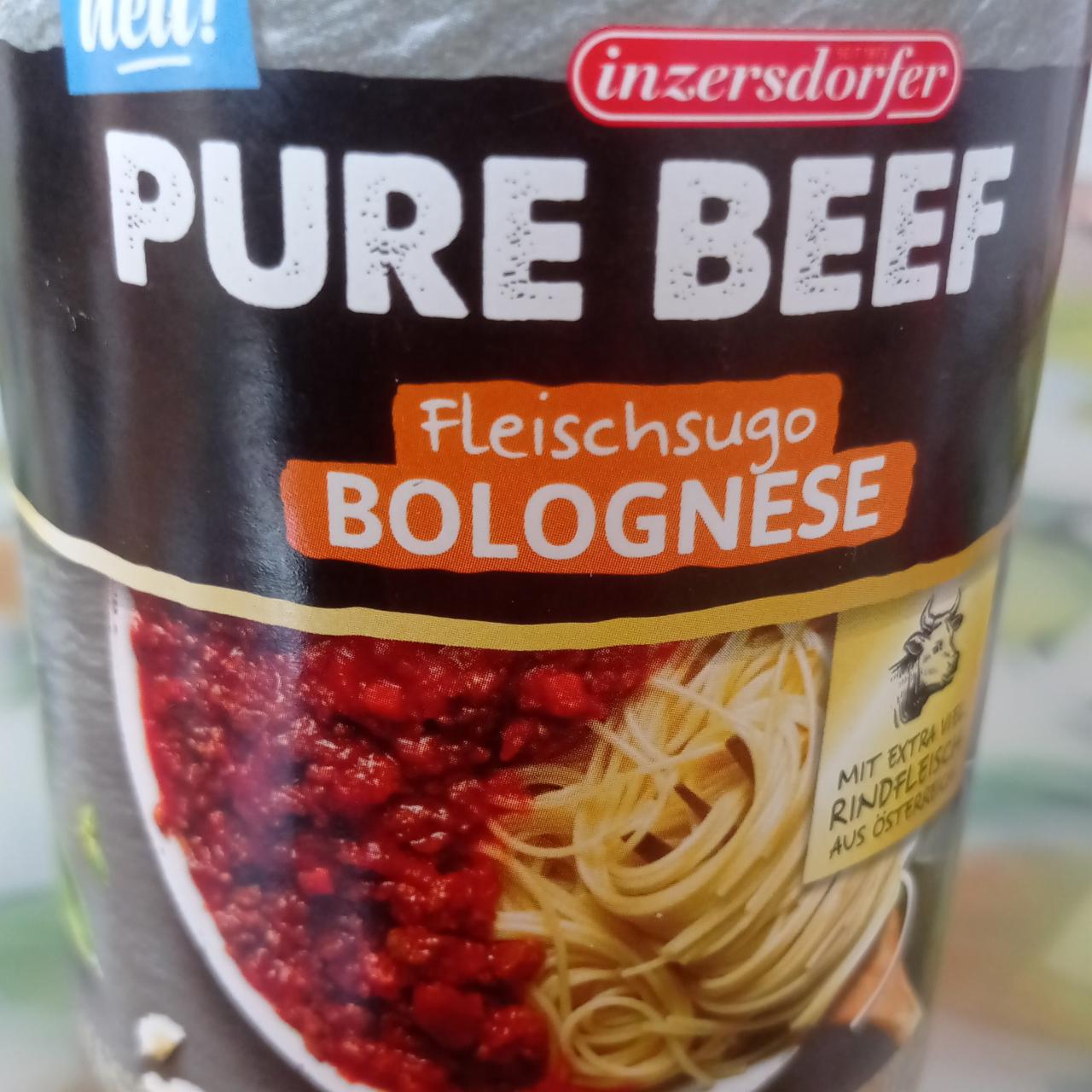Фото - Соус Pure Beef Fleischsugo Bolognese Inzersdorfer