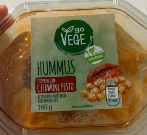Фото - Хумус з червоним перцем песто Hummus Czerwone Pesto Go Vege