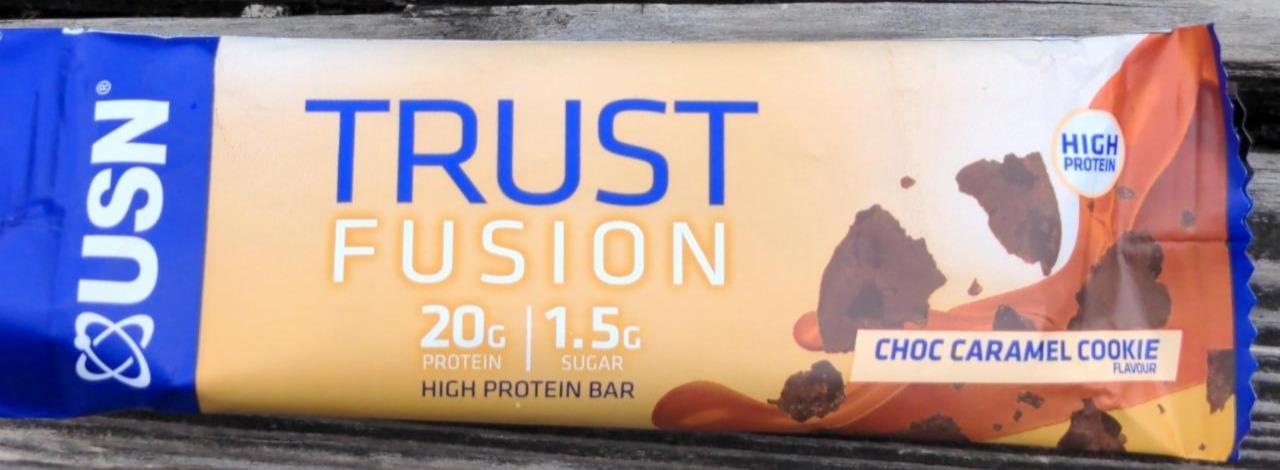 Фото - Trust Fusion Choc Caramel Cookie USN