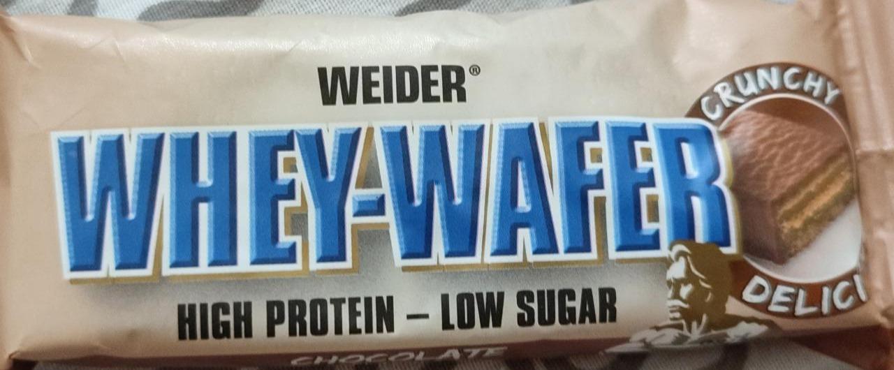 Фото - Whey Wafer high protein-low sugar Chocolate Weider