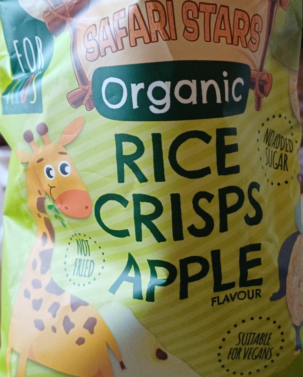 Фото - Organic rice crisps apple flavour Safari Stars