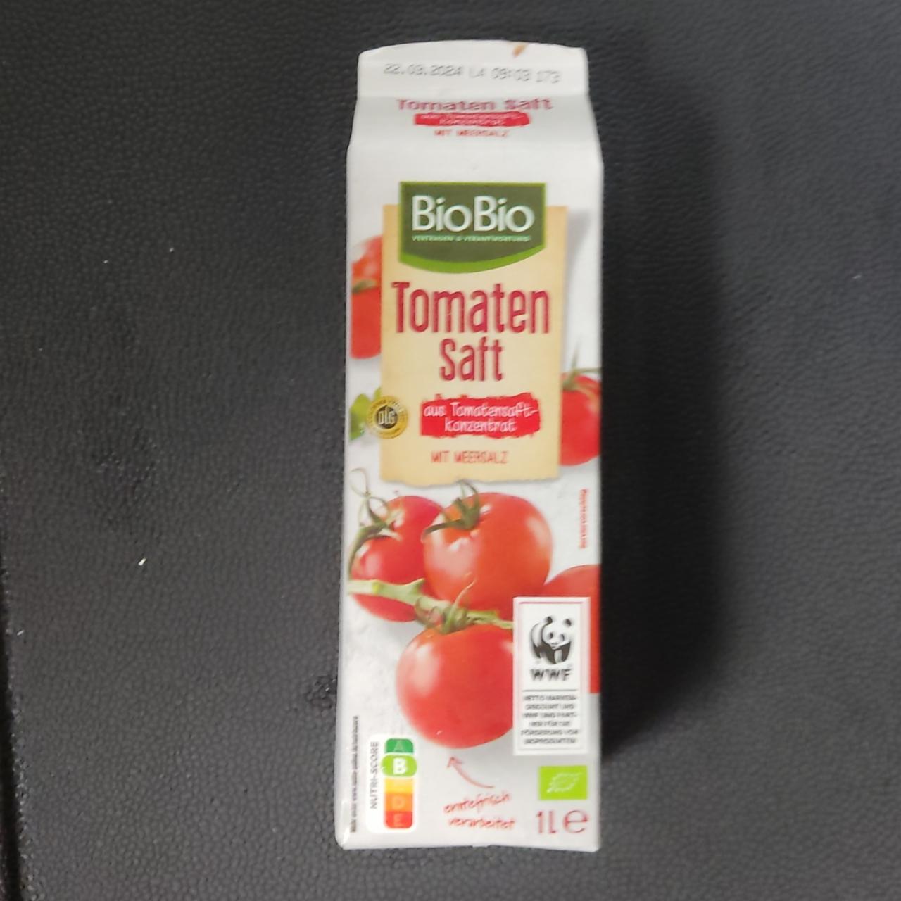 Фото - Сік томатний Tomaten Saft BioBio