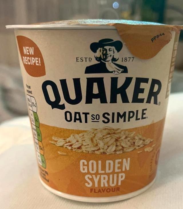 Фото - Каша вівсяна Golden Syrup Oat So Simple Quaker